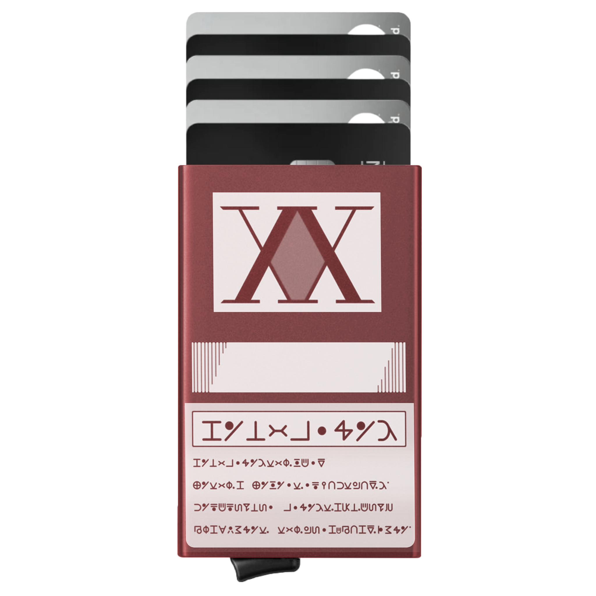 Porte-cartes personnalisé HxH