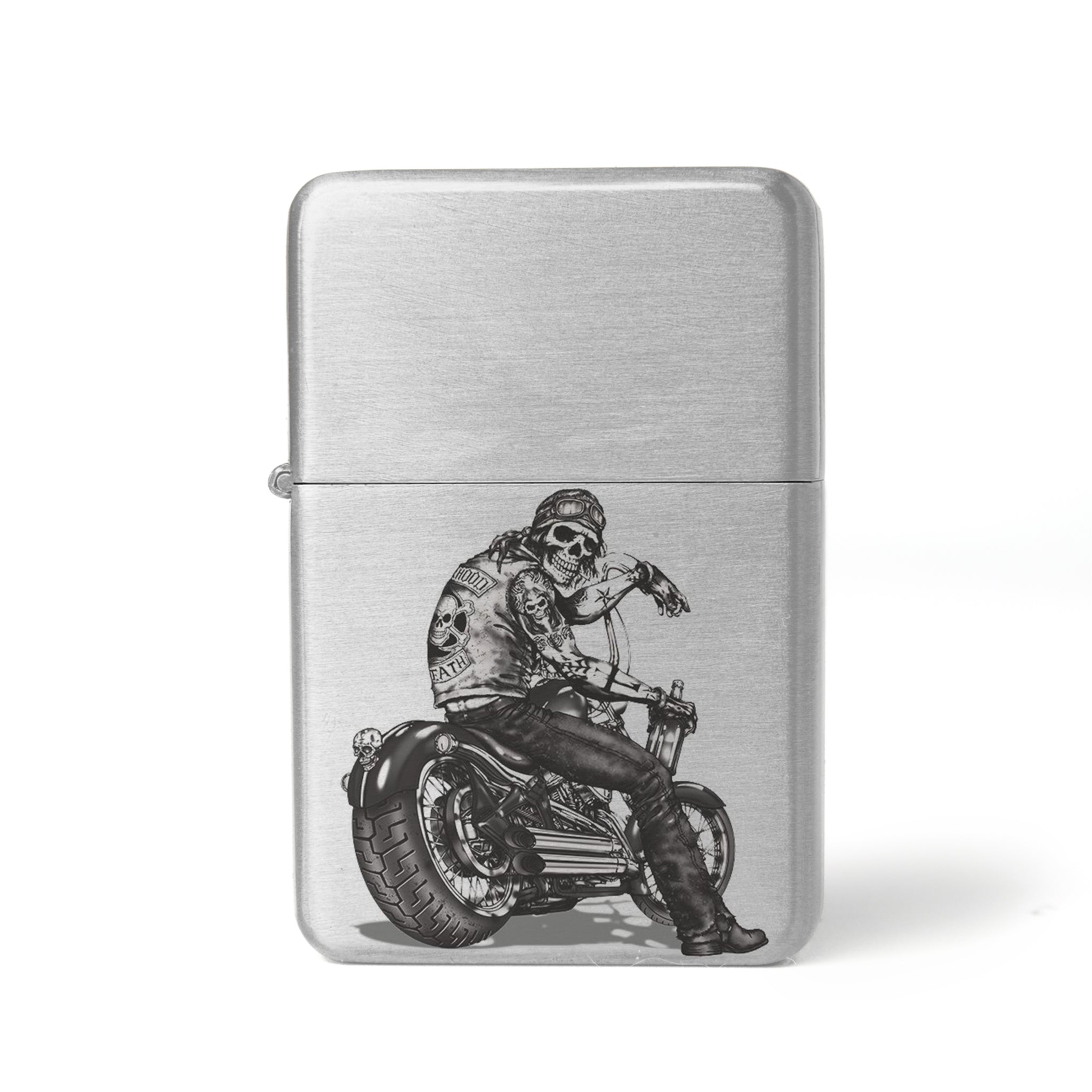 Briquet personnalisé Skull Biker