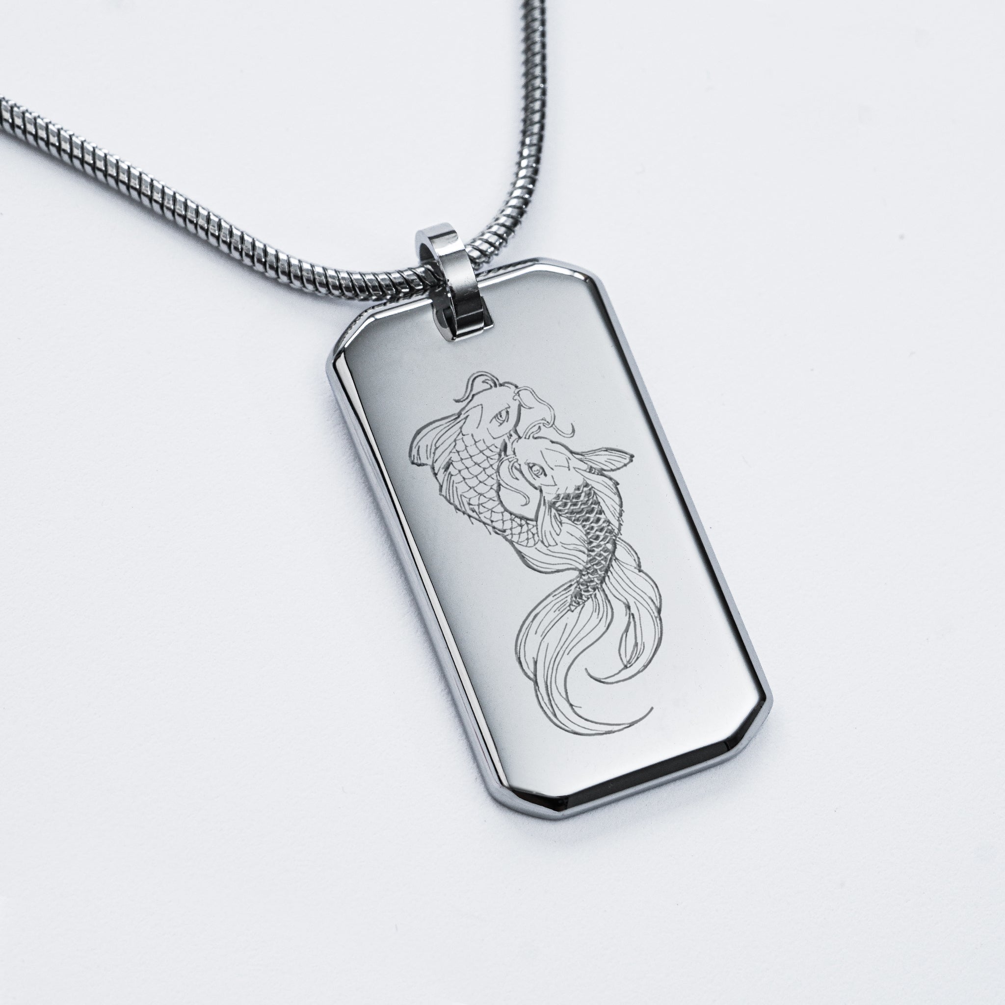 Collier avec pendentif Carpe Koï