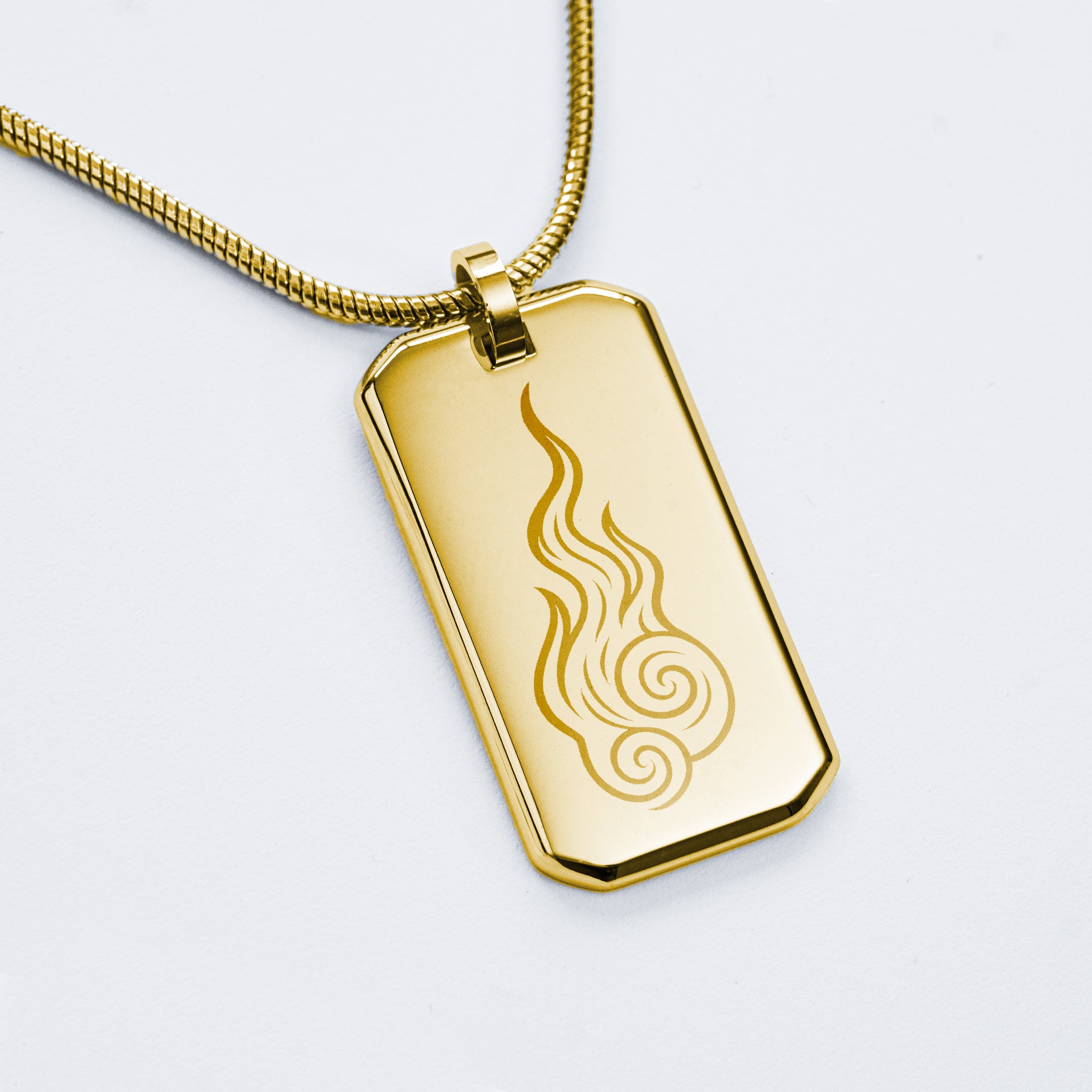 Collier avec pendentif Flamme Eternelle