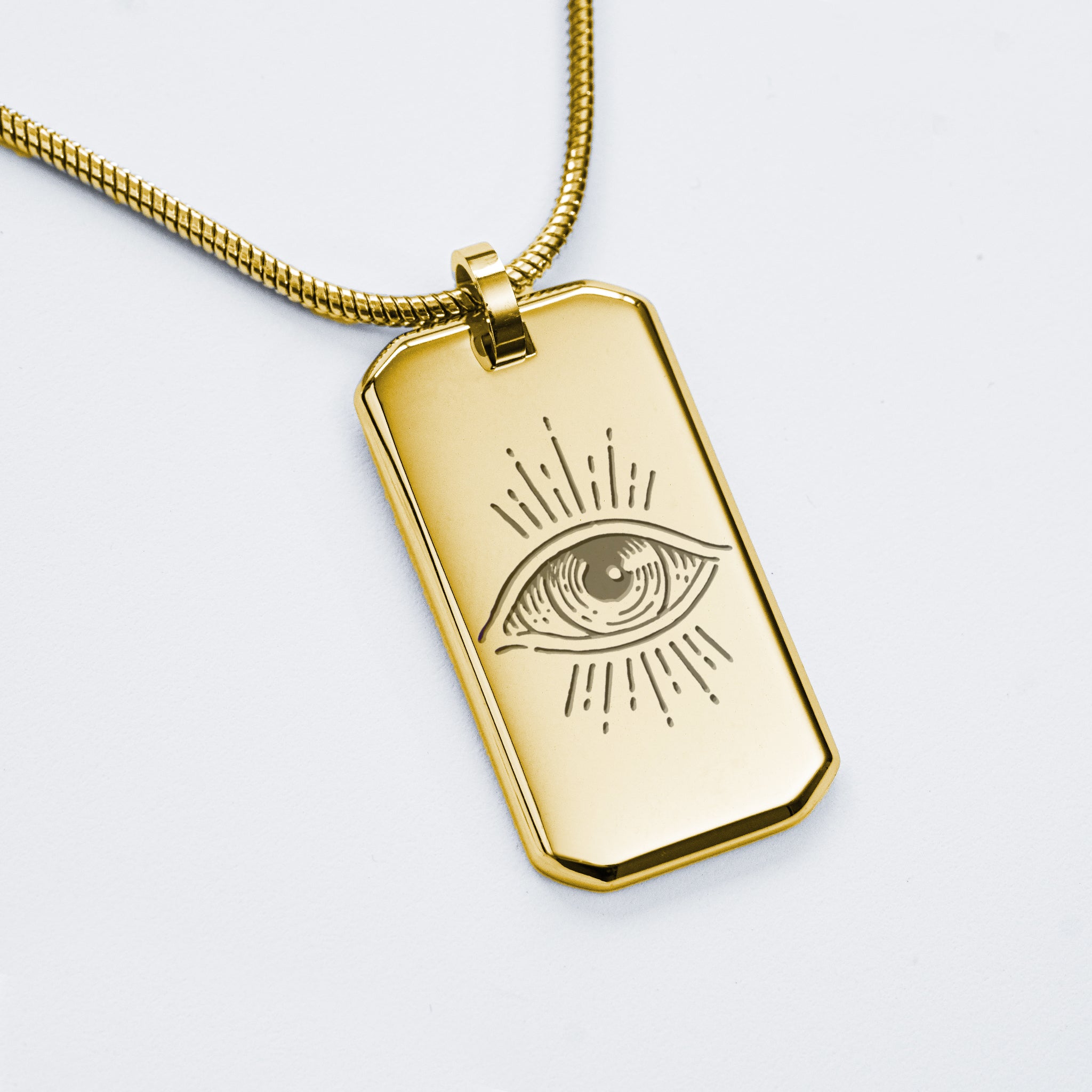 Collier avec pendentif Œil