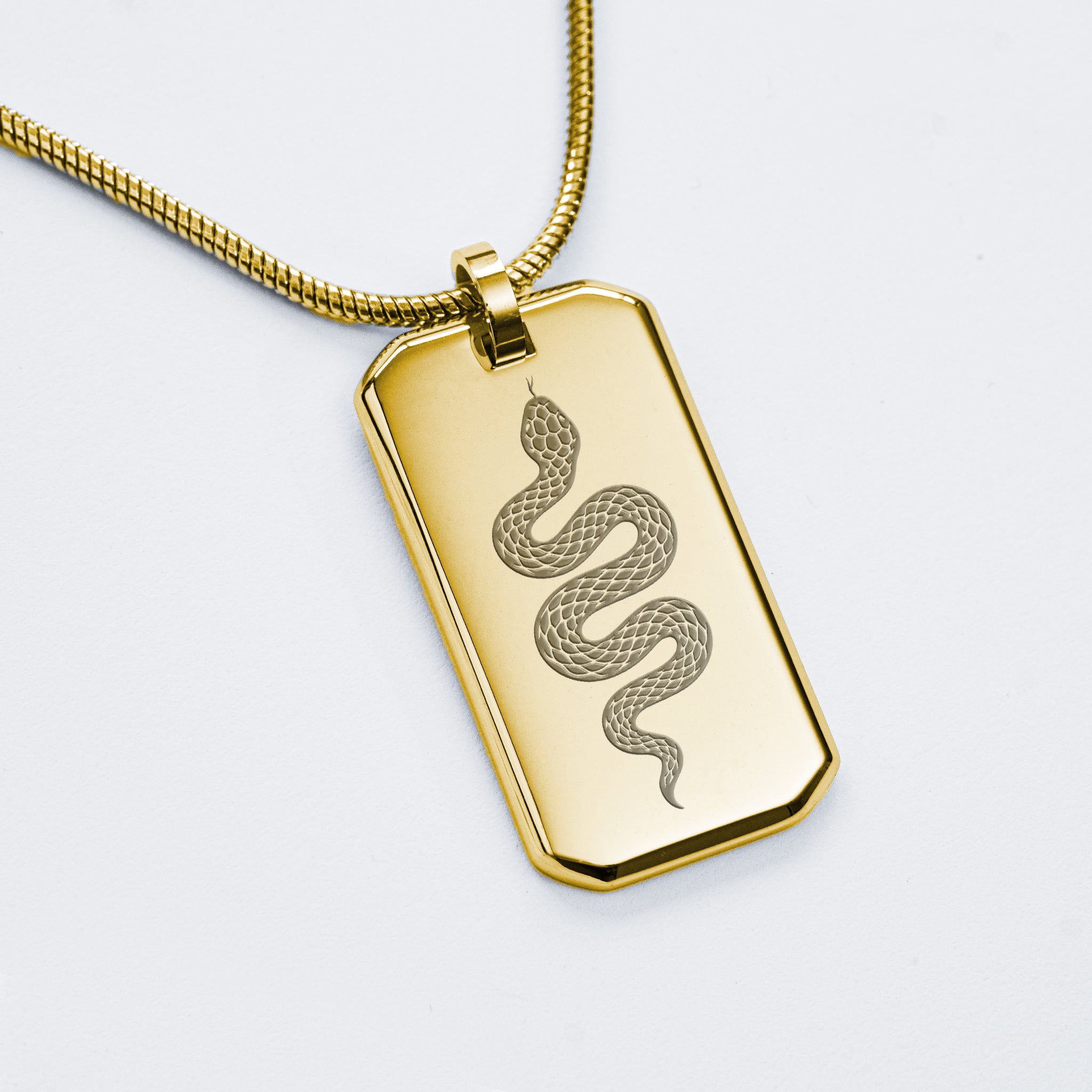 Collier avec pendentif Serpent