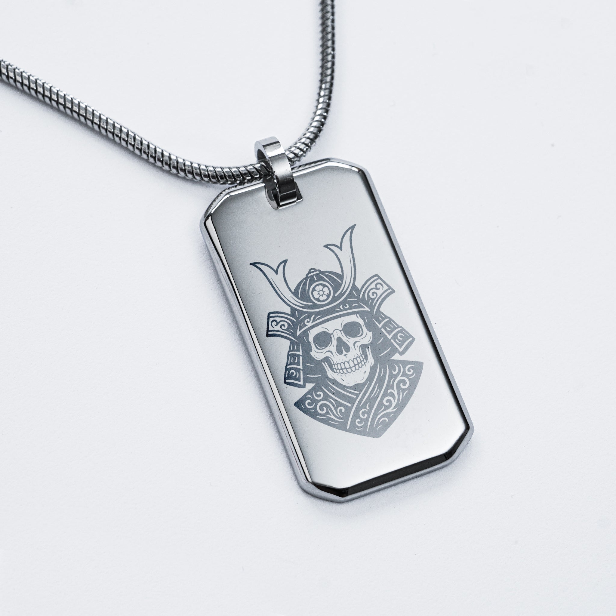 Collier avec pendentif Samouraï