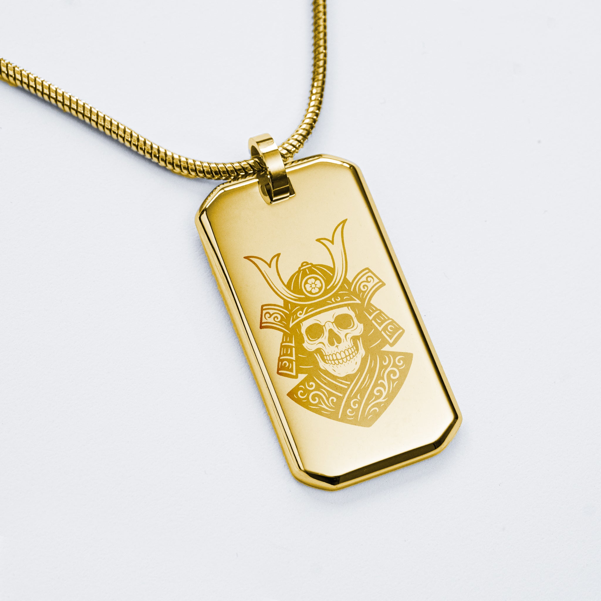 Collier avec pendentif Samouraï