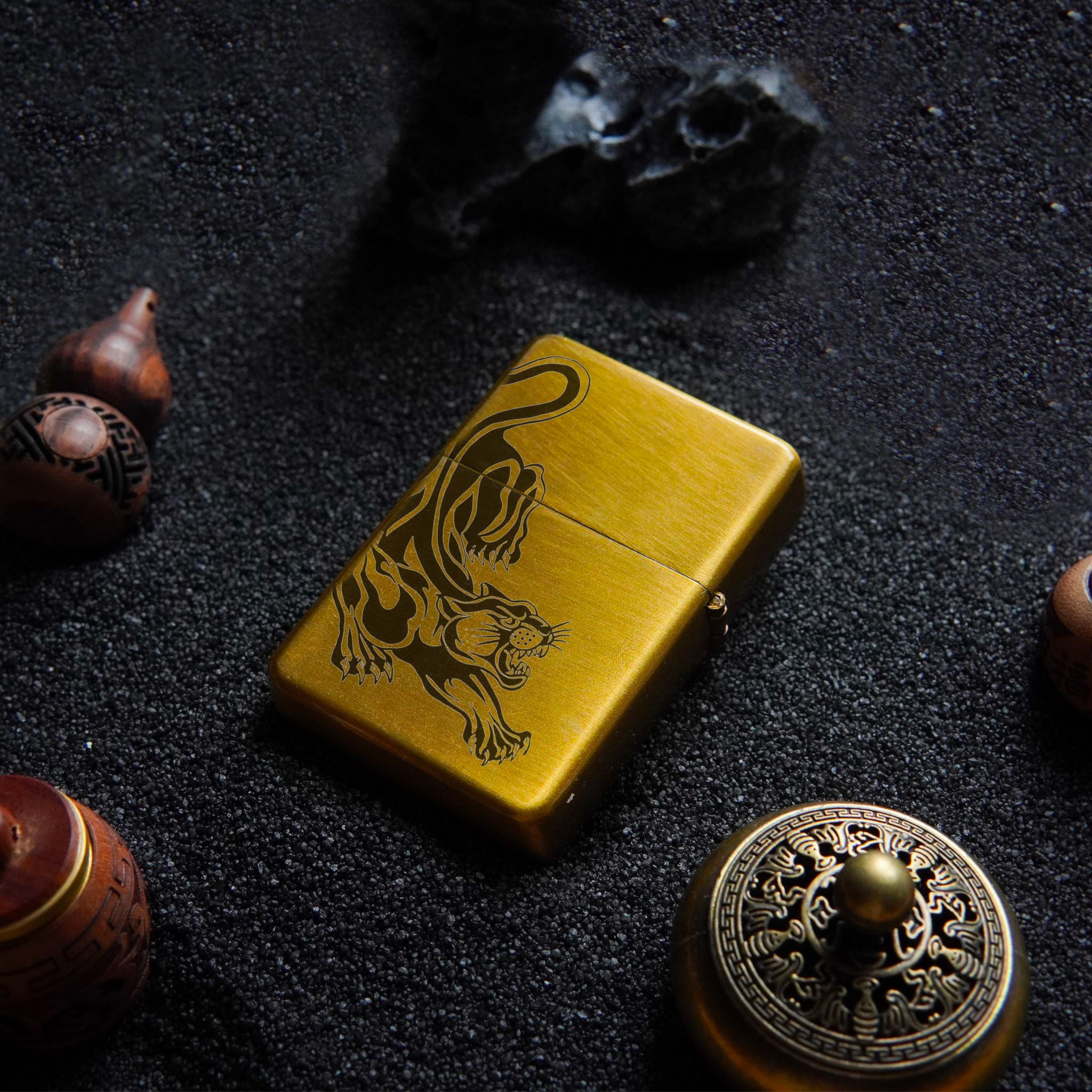 Briquet personnalisé Panthère noire