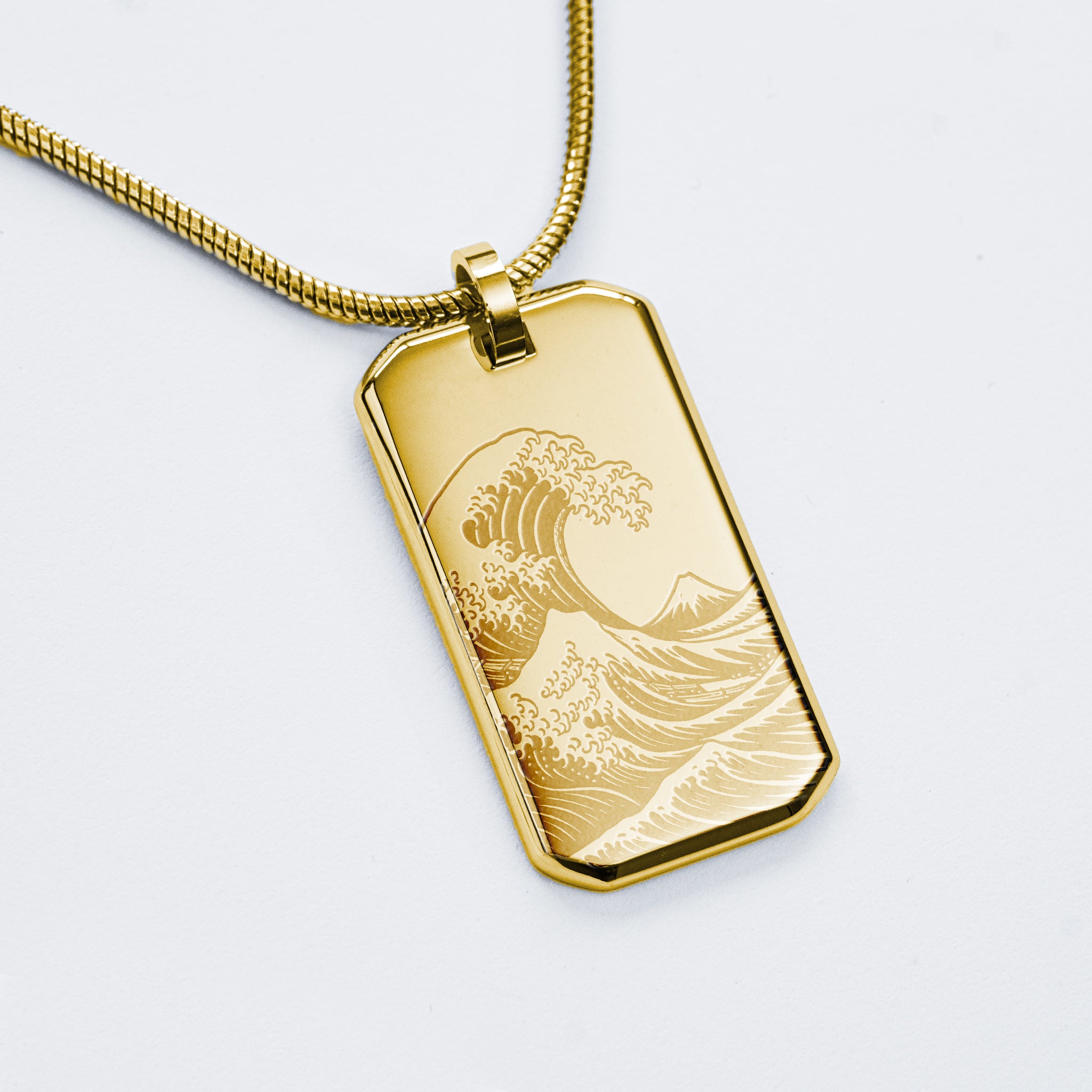 Collier avec pendentif Grande Vague