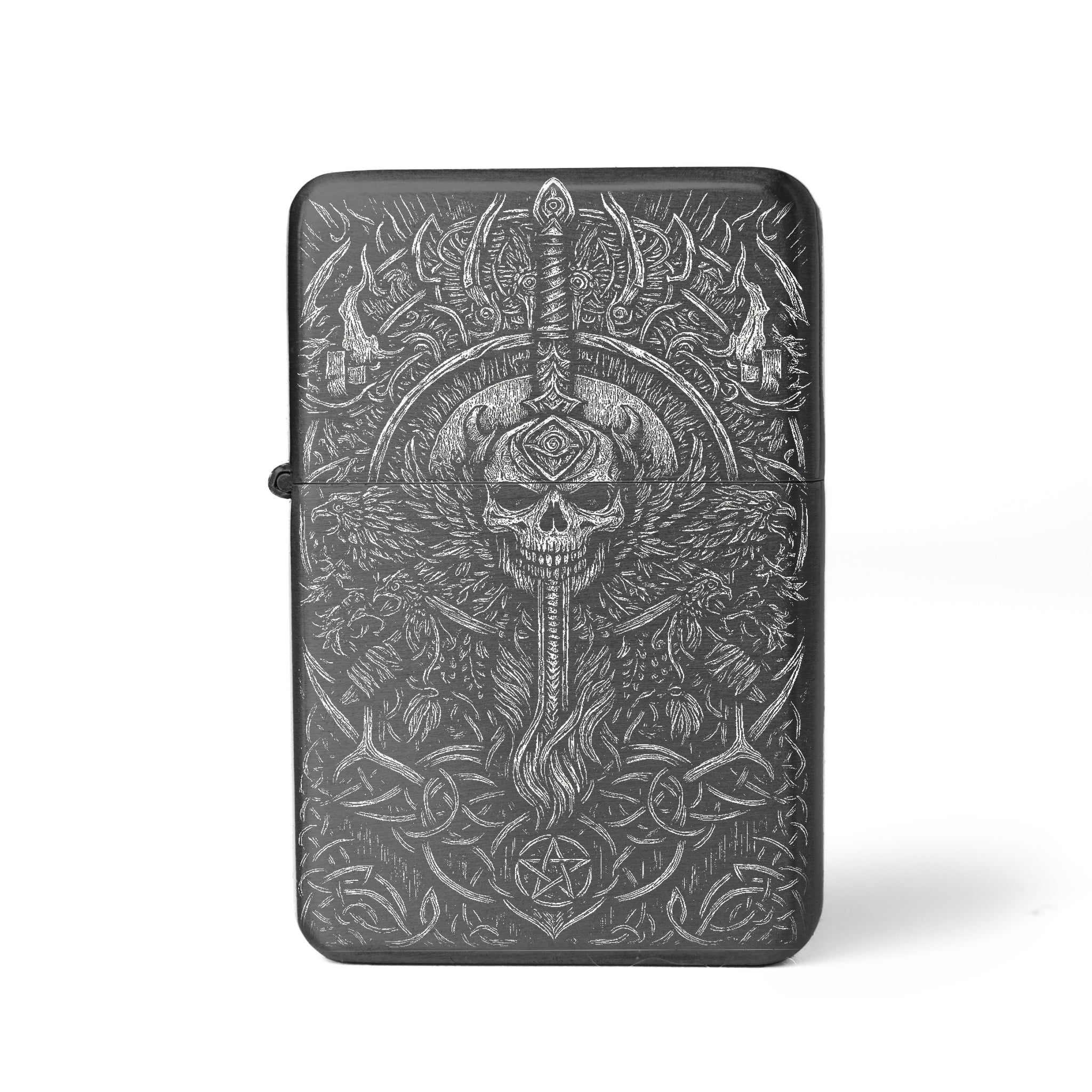 Briquet personnalisé Guerrier Occulte - Briquet Dark Fantasy