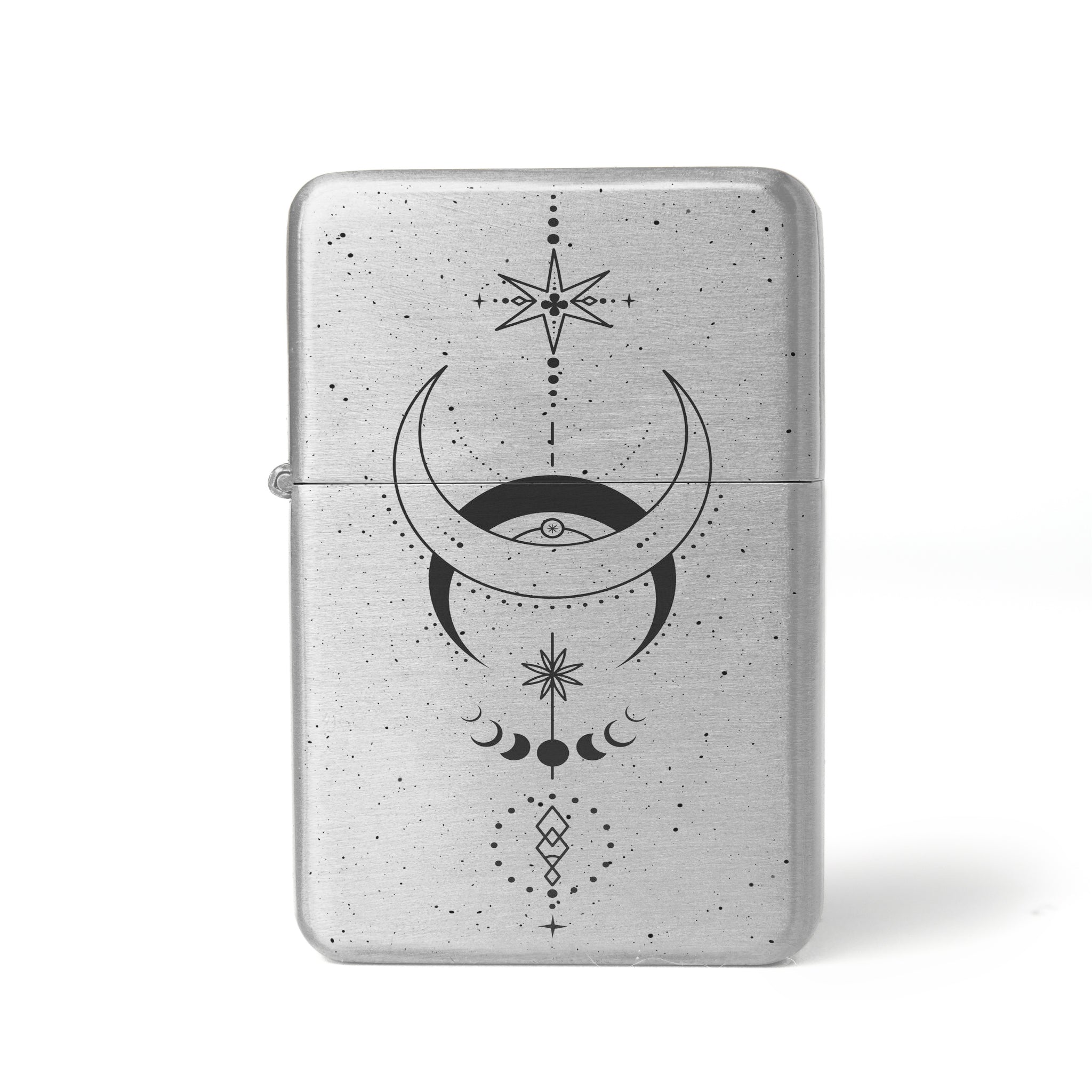 Briquet personnalisé Croissant de Lune - Briquet Witchy