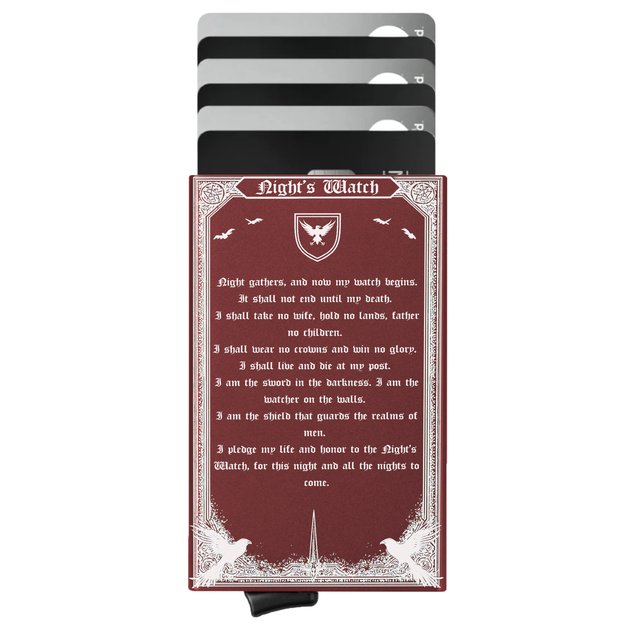 Porte-cartes personnalisé La Garde de Nuit